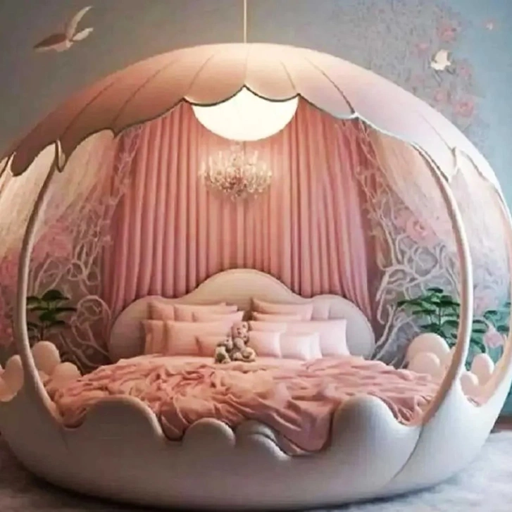 مدل تخت خواب فانتزی پرنسسی دخترانه 22