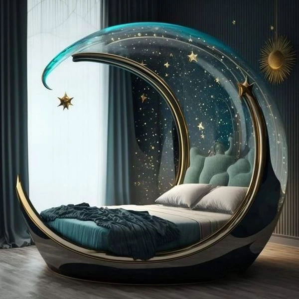 مدل تخت خواب فانتزی پرنسسی دخترانه 25