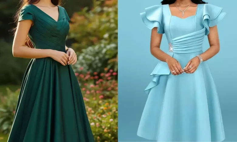 مدل لباس مجلسی ساده وشیک زنانه