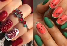 مدل های ناخن یلدایی