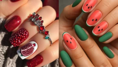 مدل های ناخن یلدایی