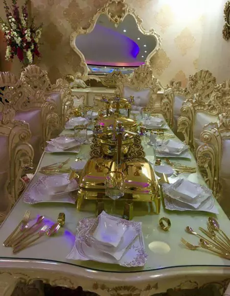 مدل چیدمان میز ناهار خوری عروس 17 مدل چیدمان میز ناهار خوری عروس 17
