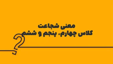 معنی شجاعت کلاس چهارم، پنجم و ششم