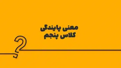 معنی پایندگی کلاس پنجم