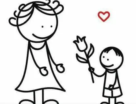 نقاشی برای روز مادر 15