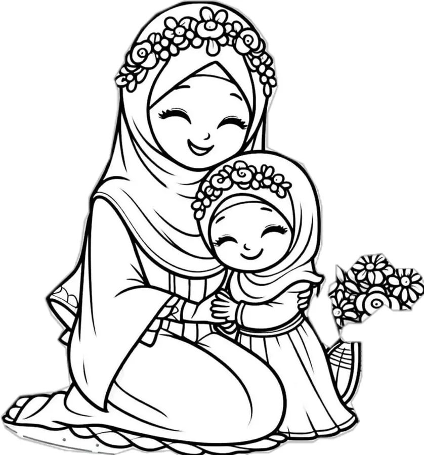 نقاشی برای روز مادر 2