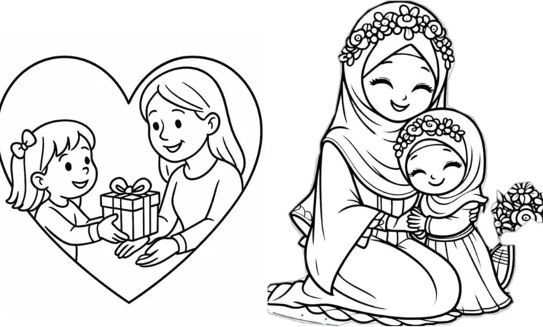 نقاشی روز مادر