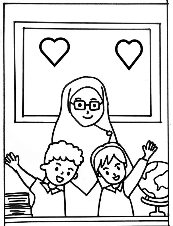 نقاشی روز معلم 9