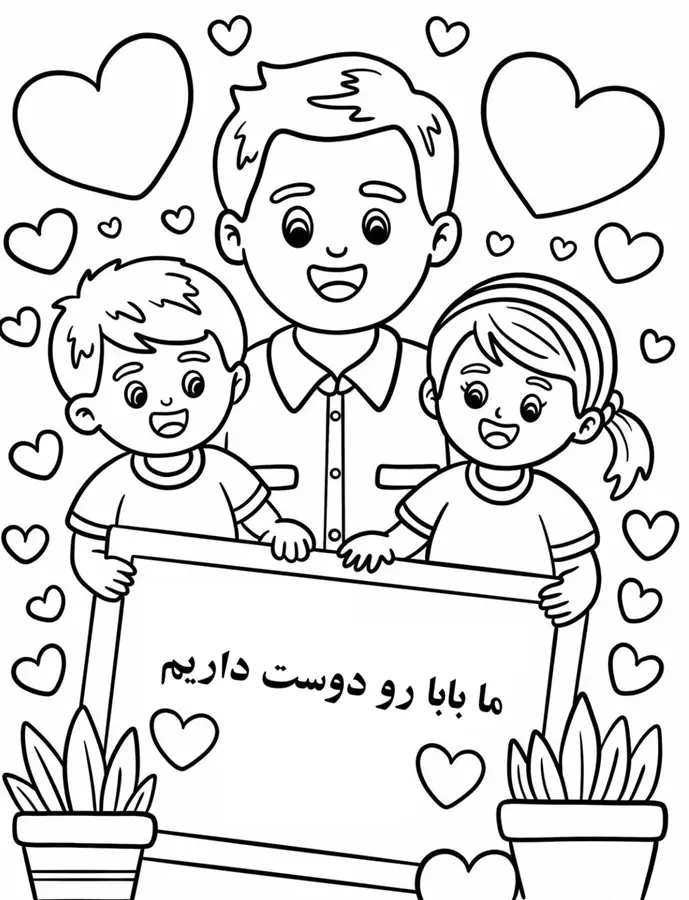 نقاشی روز پدر 3 نقاشی روز پدر 3