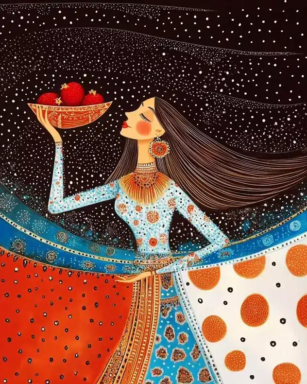 نقاشی شب یلدا 13