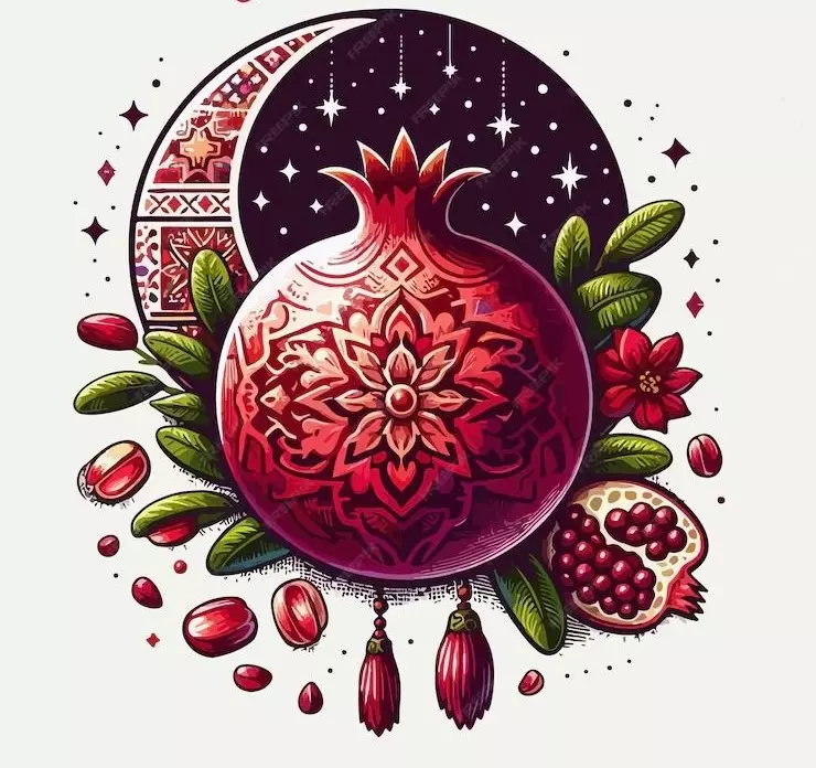 نقاشی شب یلدا 20