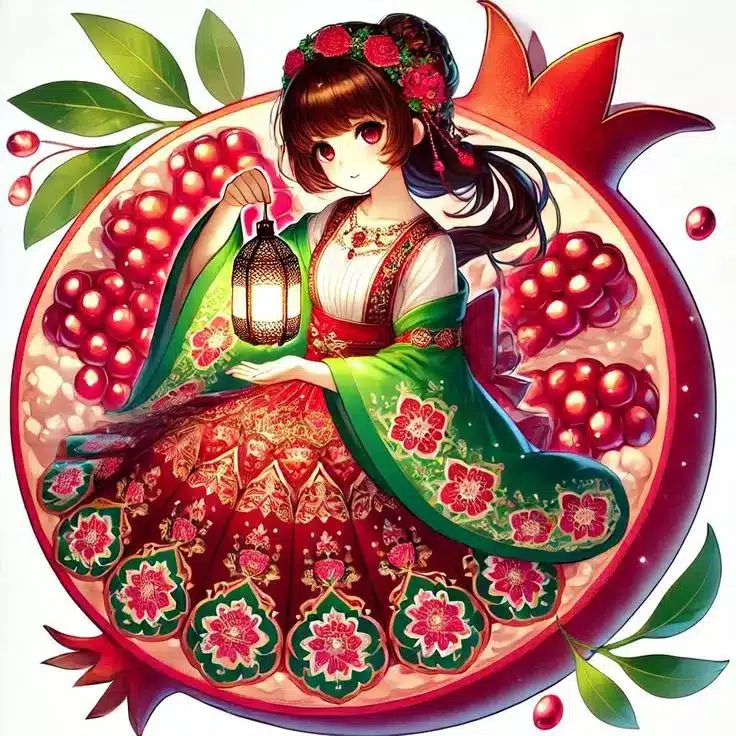 نقاشی شب یلدا 6