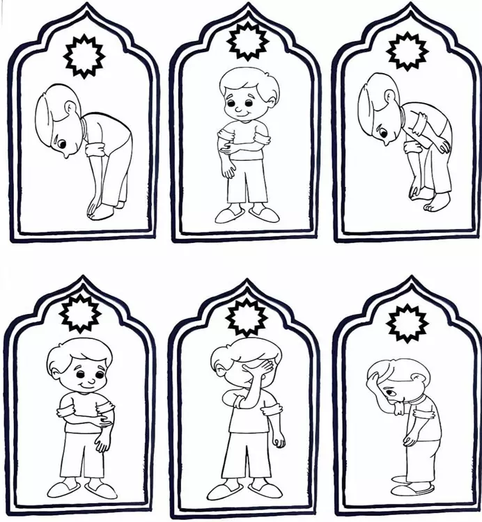 نقاشی مراحل وضو 10 نقاشی مراحل وضو 10