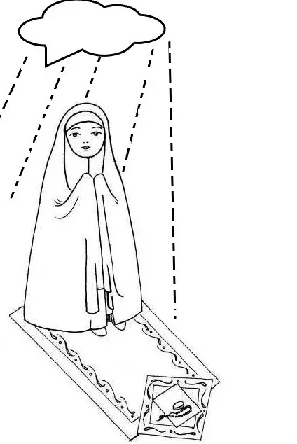 نقاشی نماز باران 10
