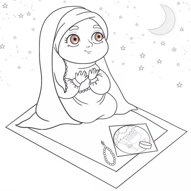 نقاشی نماز باران 5