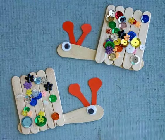 کاردستی با چوب بستنی دخترانه 9