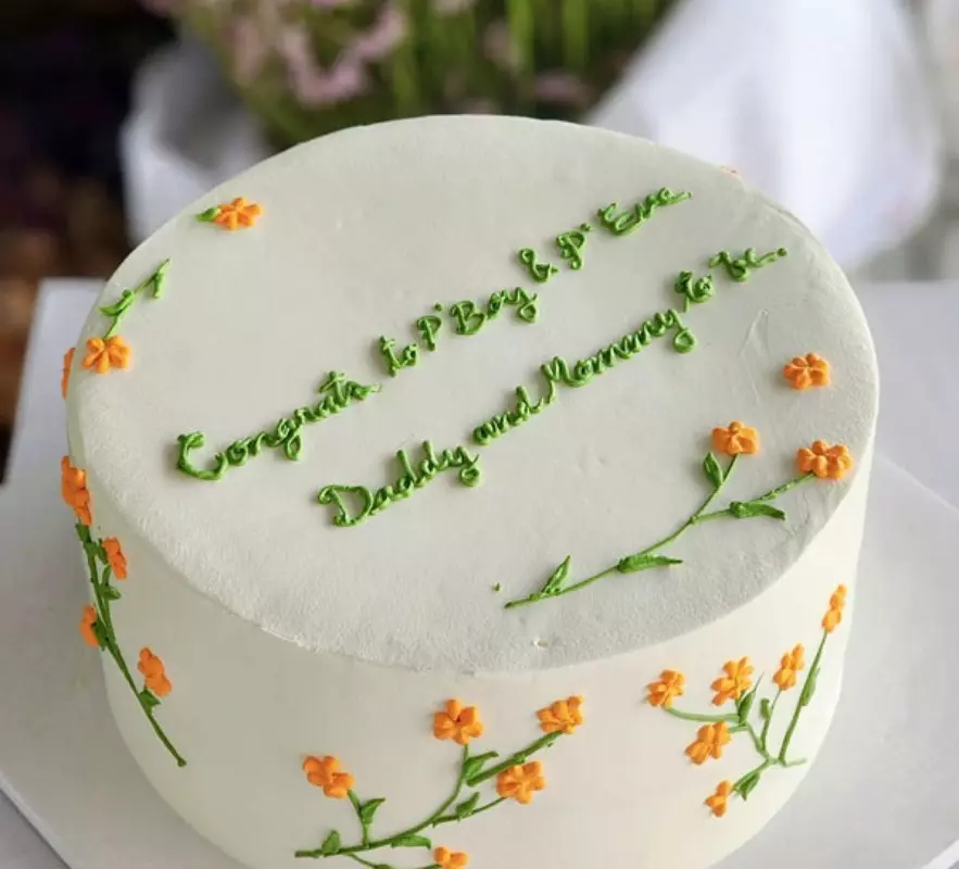 کیک مینیمال دخترانه 18