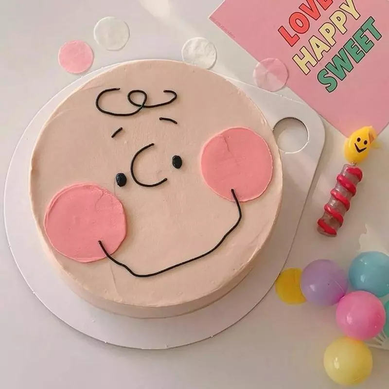 کیک مینیمال دخترانه 19