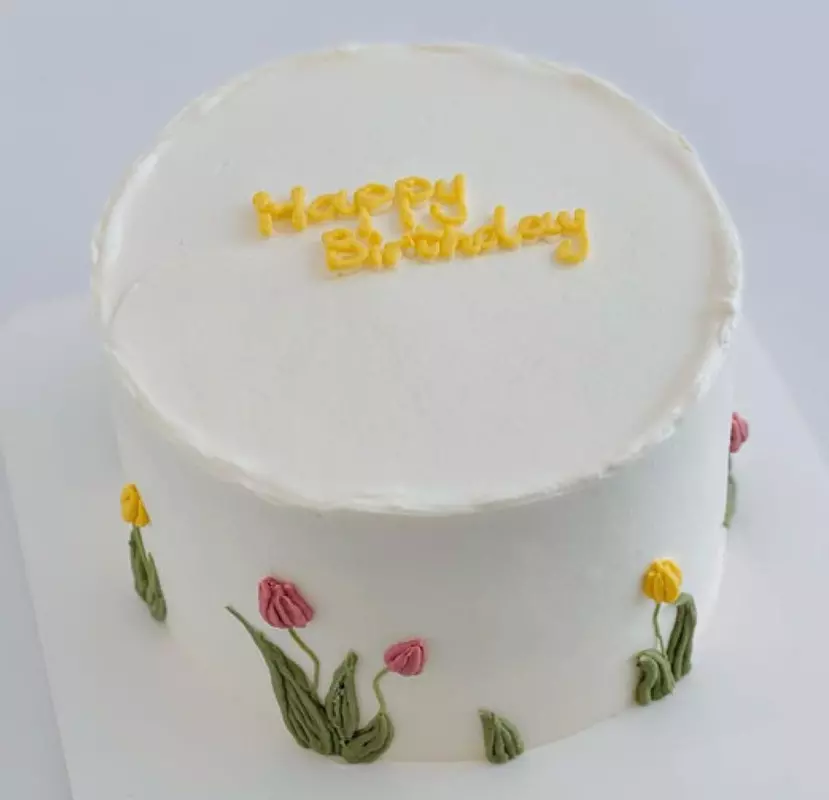 کیک مینیمال دخترانه 8