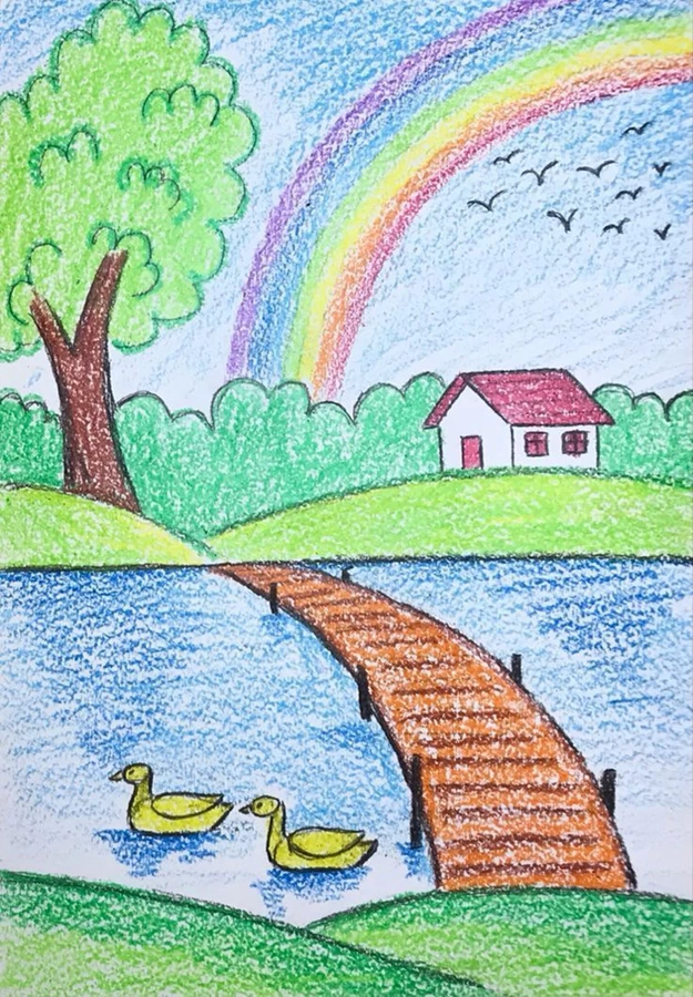 نقاشی برای امتحان هنر 10