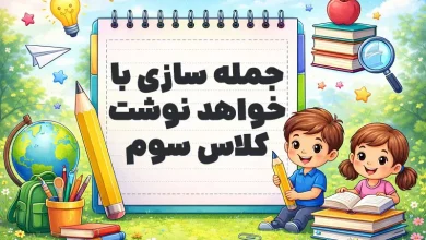 جمله سازی با خواهد نوشت کلاس سوم