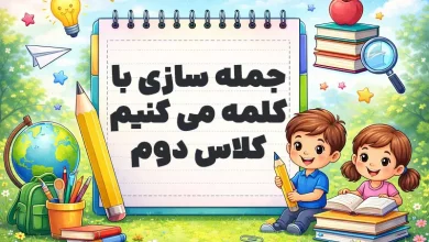 جمله سازی با کلمه می کنیم کلاس دوم
