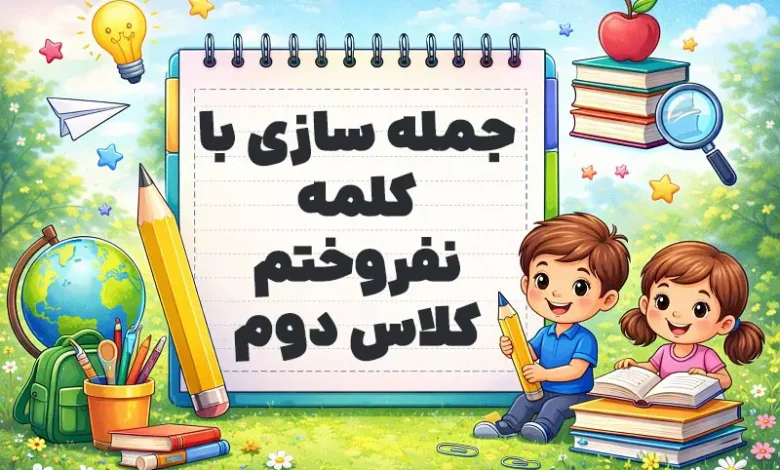 جمله سازی با کلمه نفروختم کلاس دوم