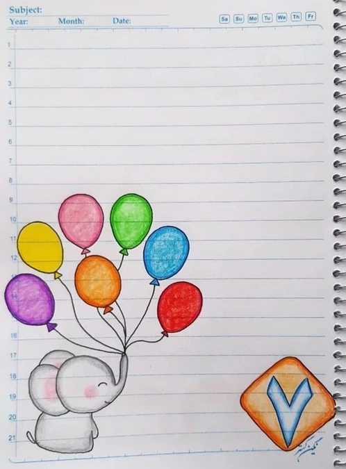 نقاشی برای دفتر ریاضی کلاس اول 7 نقاشی برای دفتر ریاضی کلاس اول 7