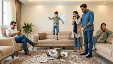 وقتی بچه فامیل شلوغ می‌کند، چطور مودبانه تذکر بدهیم؟