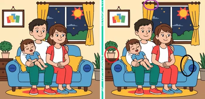 بازی فکری: ۸۵ درصد افراد نمی‌توانند ۳ تفاوت این تصویر را پیدا کنند!