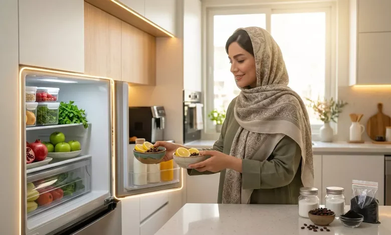 چطور بوی بد یخچال را قبل از عید از بین ببریم؟ (فقط با مواد داخل خانه)