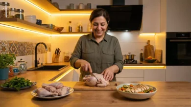 هنر کدبانوگری: چطور با یک مرغ، دو سفره رنگین برای ۴ نفر بچینیم؟