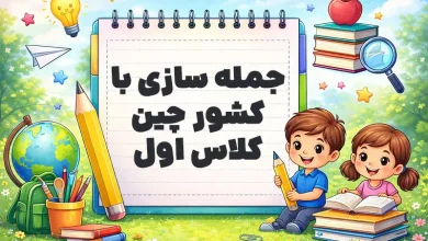 جمله سازی با کشور چین کلاس اول