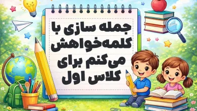 جمله سازی با کلمه خواهش میکنم کلاس اول