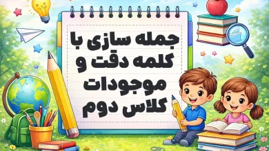 جمله سازی با کلمه دقت و موجودات کلاس دوم