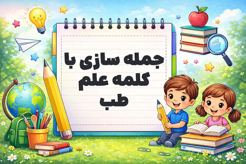 جمله سازی با کلمه علم طب