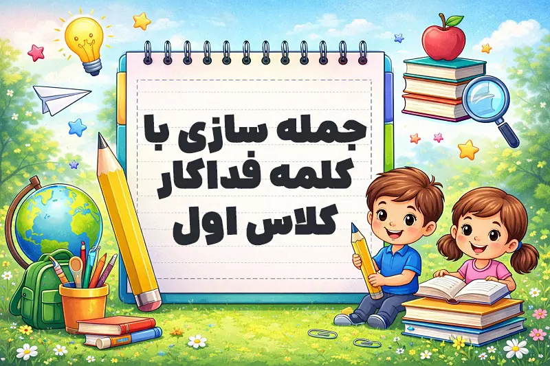 جمله سازی با کلمه فداکار کلاس اول