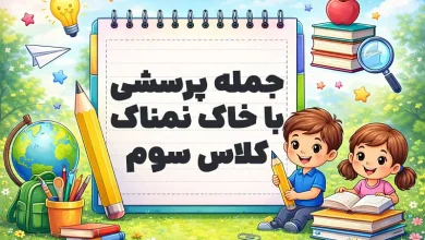 جمله پرسشی با خاک نمناک کلاس سوم