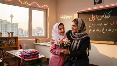 متن خداحافظی و تشکر از معلم کلاس اول