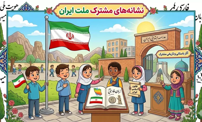 نشانه های مشترک ملت ایران را نام ببرید کلاس چهارم
