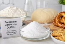 کربنات پتاسیم در مواد غذایی