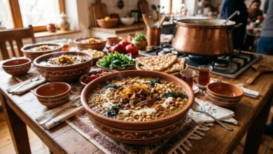 طرز تهیه آش دندونی برای 40 نفر؛ رازهای لعابدار شدن و طعم اصیل مادربزرگها!