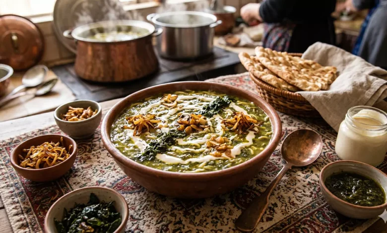 طرز تهیه آش رشته برای ۱۵ نفر؛ فوت و فن یک آش مجلسی اصیل