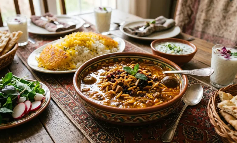 طرز تهیه خورش خلال کرمانشاهی اصل برای 4 نفر + نکات طلایی