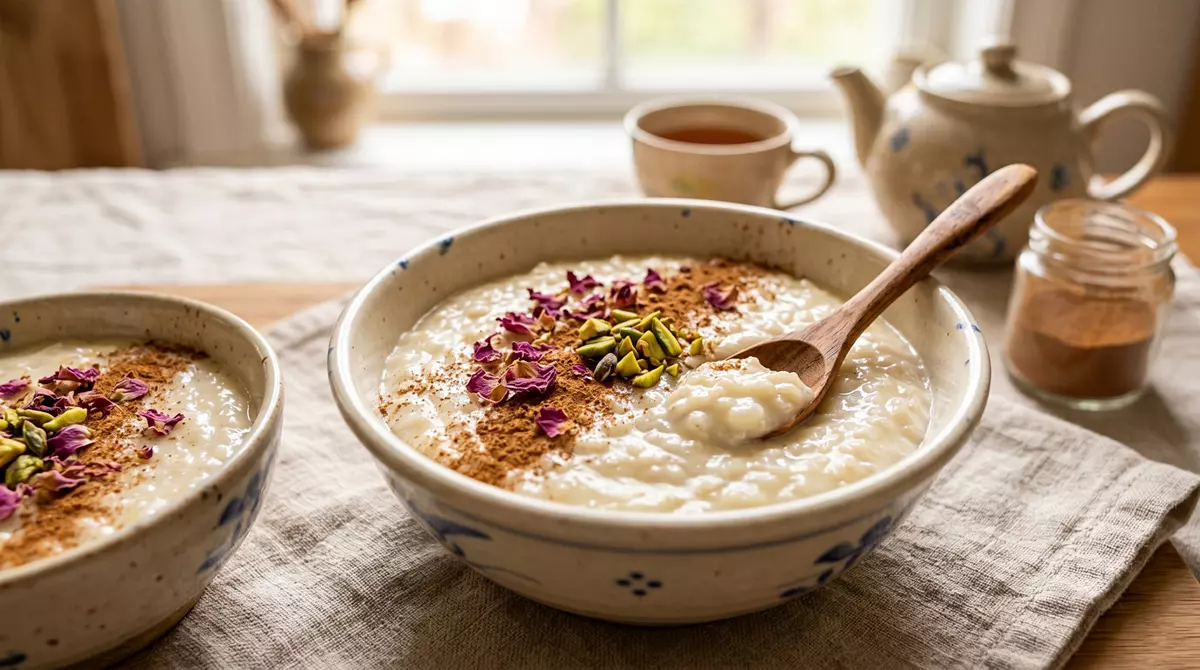 طرز تهیه شیر برنج برای دو نفر؛ راز خامهای شدن به سبک مادربزرگها!