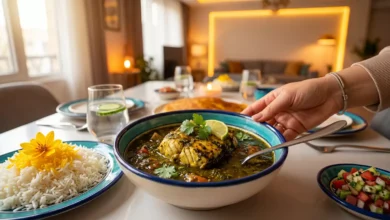 طرز تهیه قلیه ماهی برای ۴ نفر