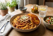 طرز تهیه ماکارونی با سویا برای دو نفر؛ فوت و فن تهدیگ برشته خوشمزه
