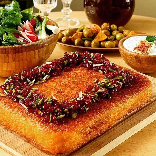 تزیین ته چین 1