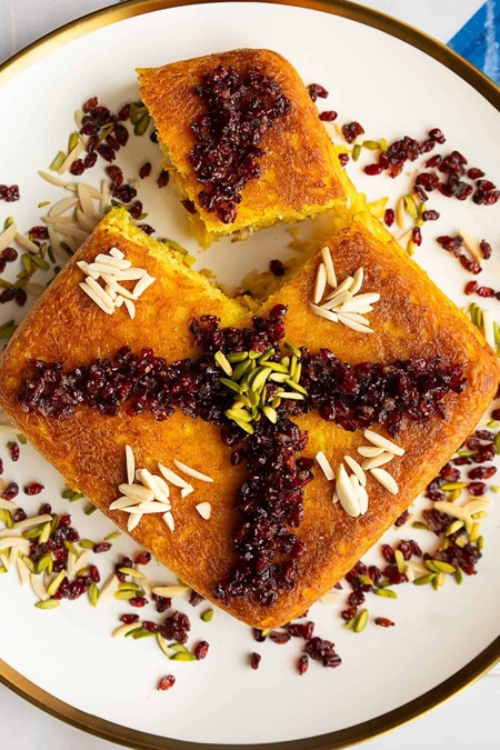 تزیین ته چین 16