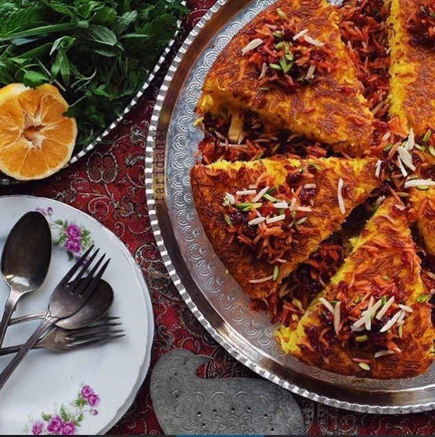 تزیین ته چین 18